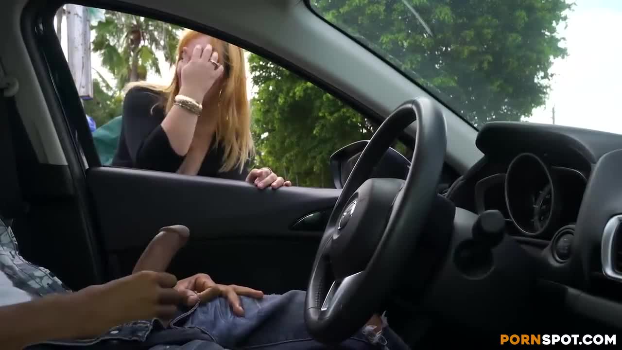 free amateur handjob in car