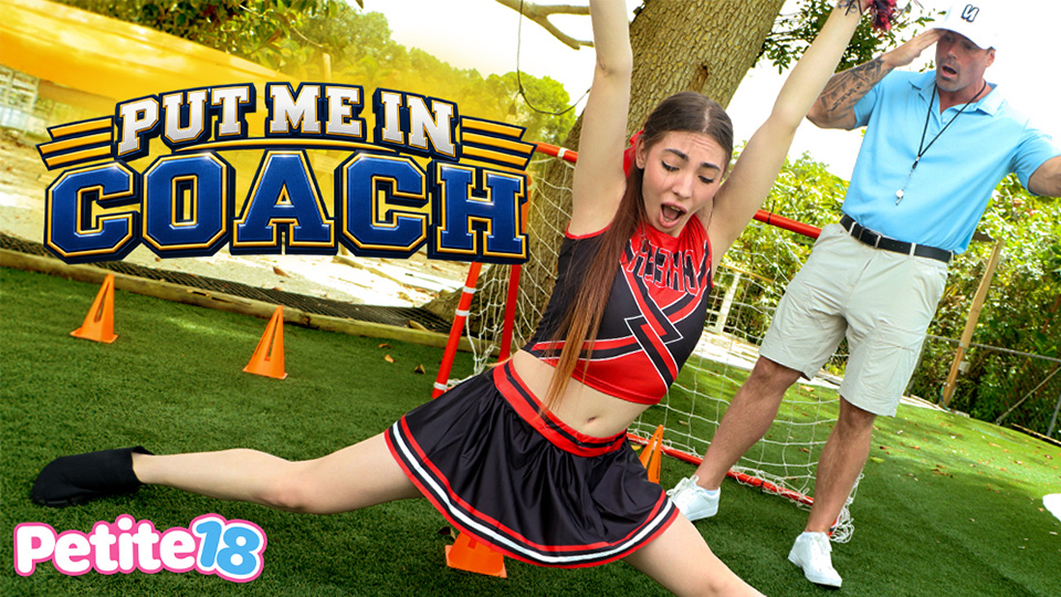 Petite18- Cheerleader Alyssa Pure Gets Coach's Cock Remedy